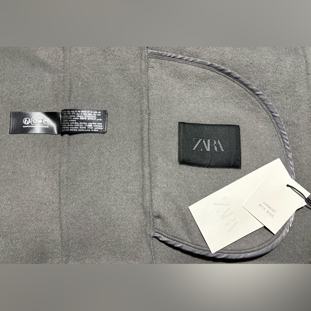 ZARA WOOL BLEND JACKET
ZW COLLECTION
Color: GRAY MARL * Size: L - Picture 11 of 11